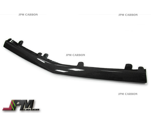 Carbon Fiber Front Bumper Add-on Cover Fits For 2012-2014 Mercedes-Benz W204 C204 Facelift C63 Sedan/Coupe