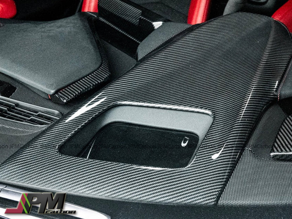 [JPMCarbon] Dry Carbon Upper Dashboard Instrument Panel Trim Cover Fits For 2020-2025 Chevrolet Corvette C8 Only