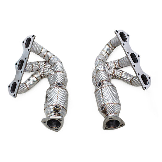 Catted Exhaust Manifold for Porsche Boxster Cayman 981 300 Cell