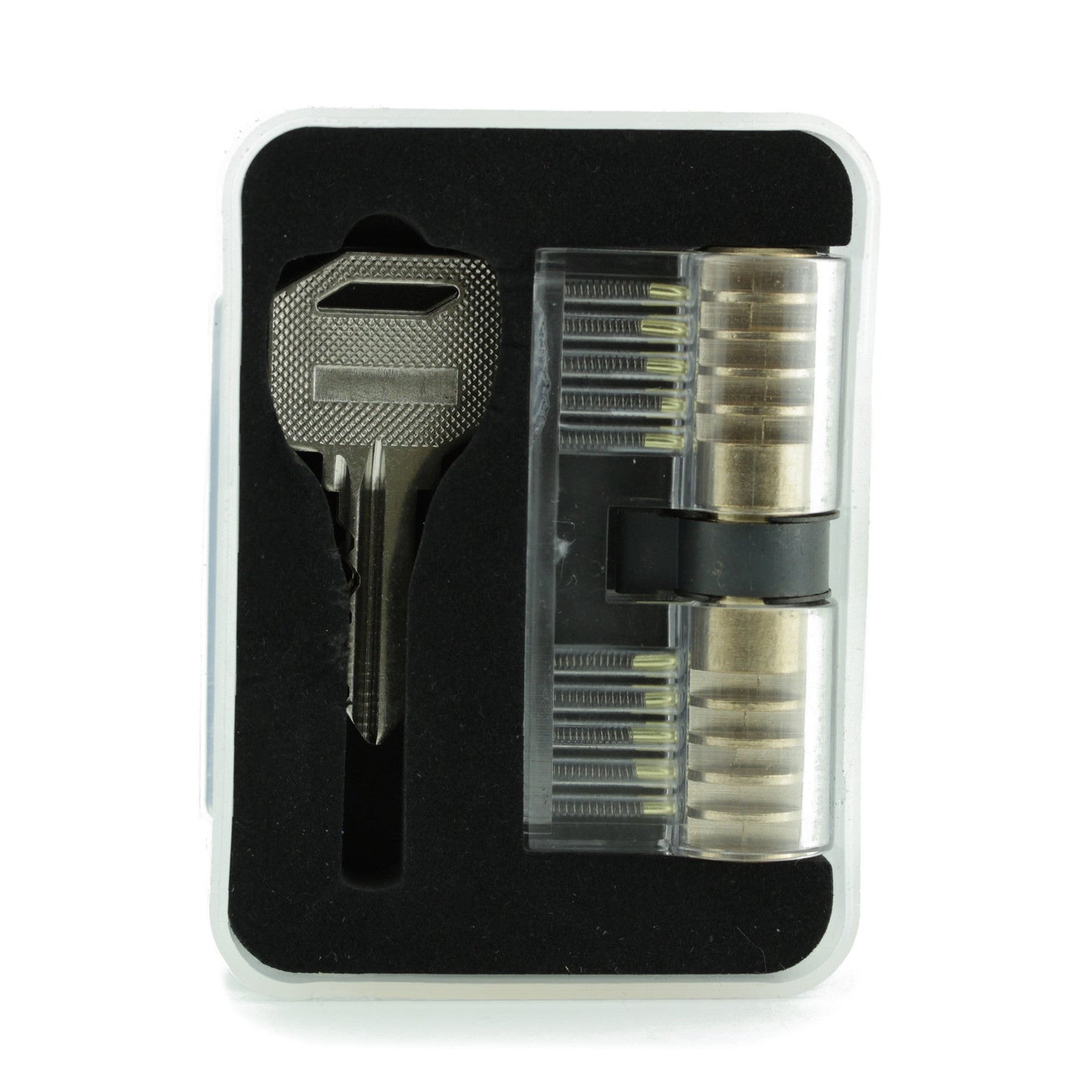 Dangerfield Clear Practice Locks For Training (3) - acrylic lock, padlock, double-sided