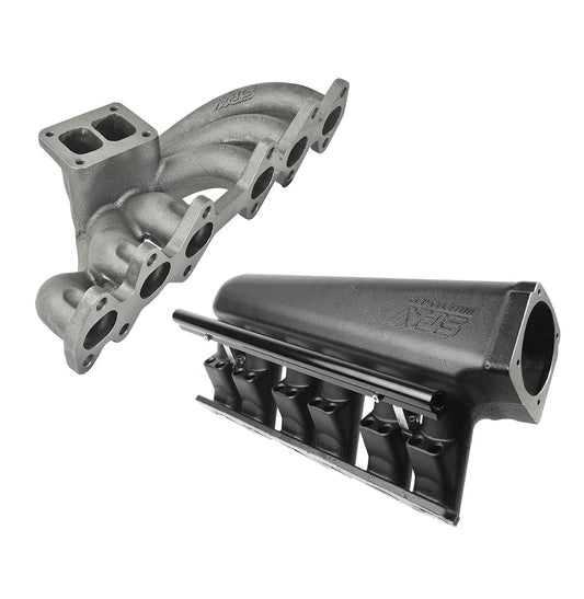 For 2JZ-GTE TOP MOUNT TWIN SCROLL TURBO MANIFOLD + INTAKEÂ MANIFOLD