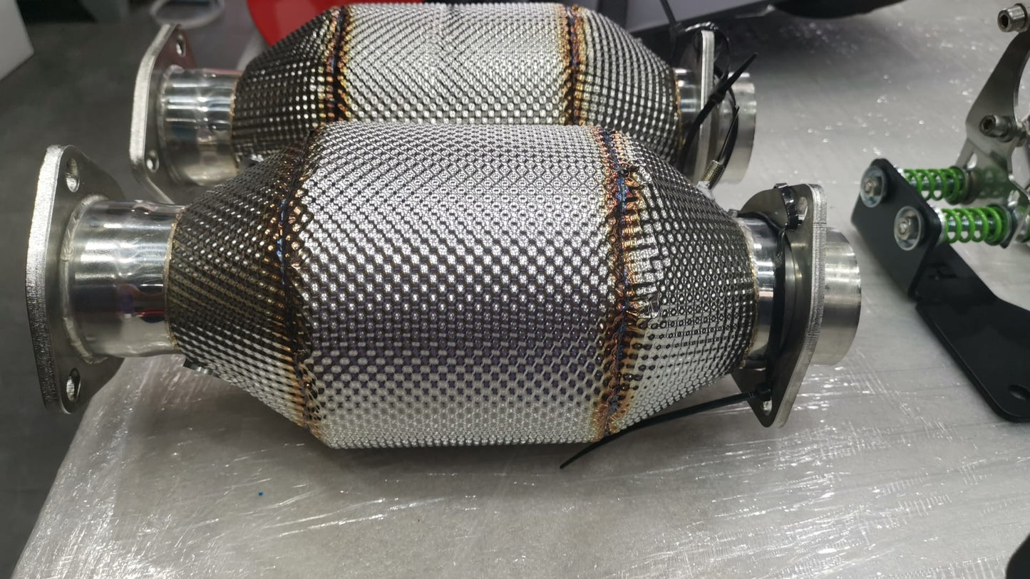 Ferrari 512/Testarossa - Sport Secondary Cats + Heat Shields