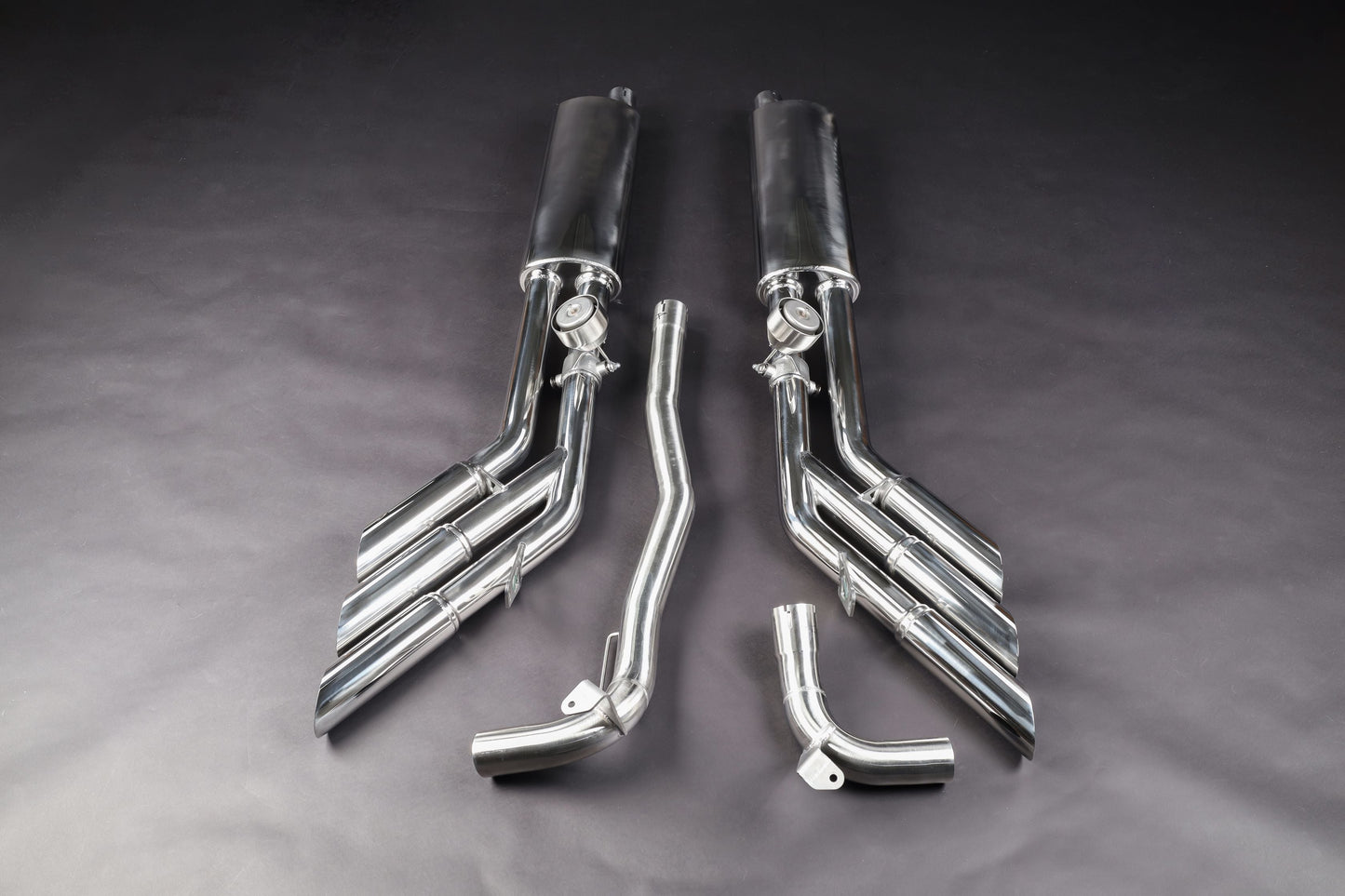 Jeep Wrangler 4xe - Triple Tip Valved Exhaust, 250 Cell Sport Cat Downpipes