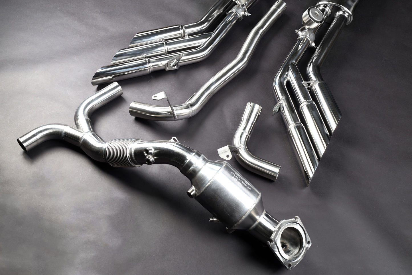 Jeep Wrangler 4xe - Triple Tip Valved Exhaust, 250 Cell Sport Cat Downpipes