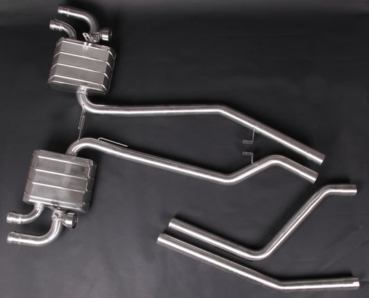 Porsche 958.1 Cayenne V8 GTS - Valved Exhaust w Mid-Silencer Spare Pipes (CES3)