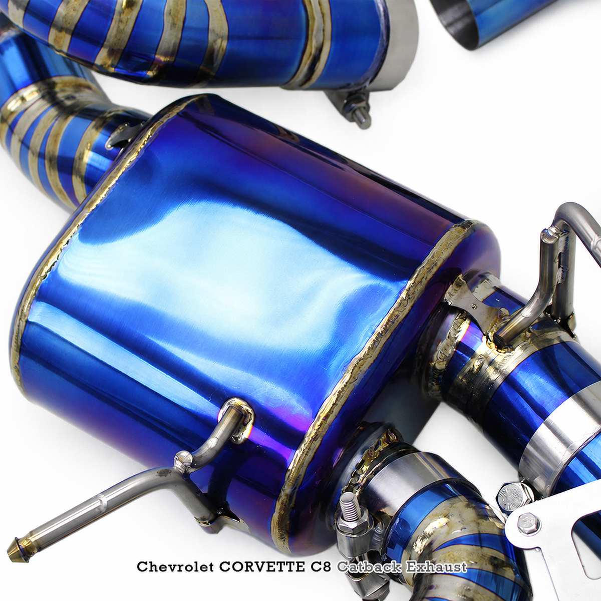 Titanium Valved Catback Exhaust for Chevrolet Corvette C8 2019-2023