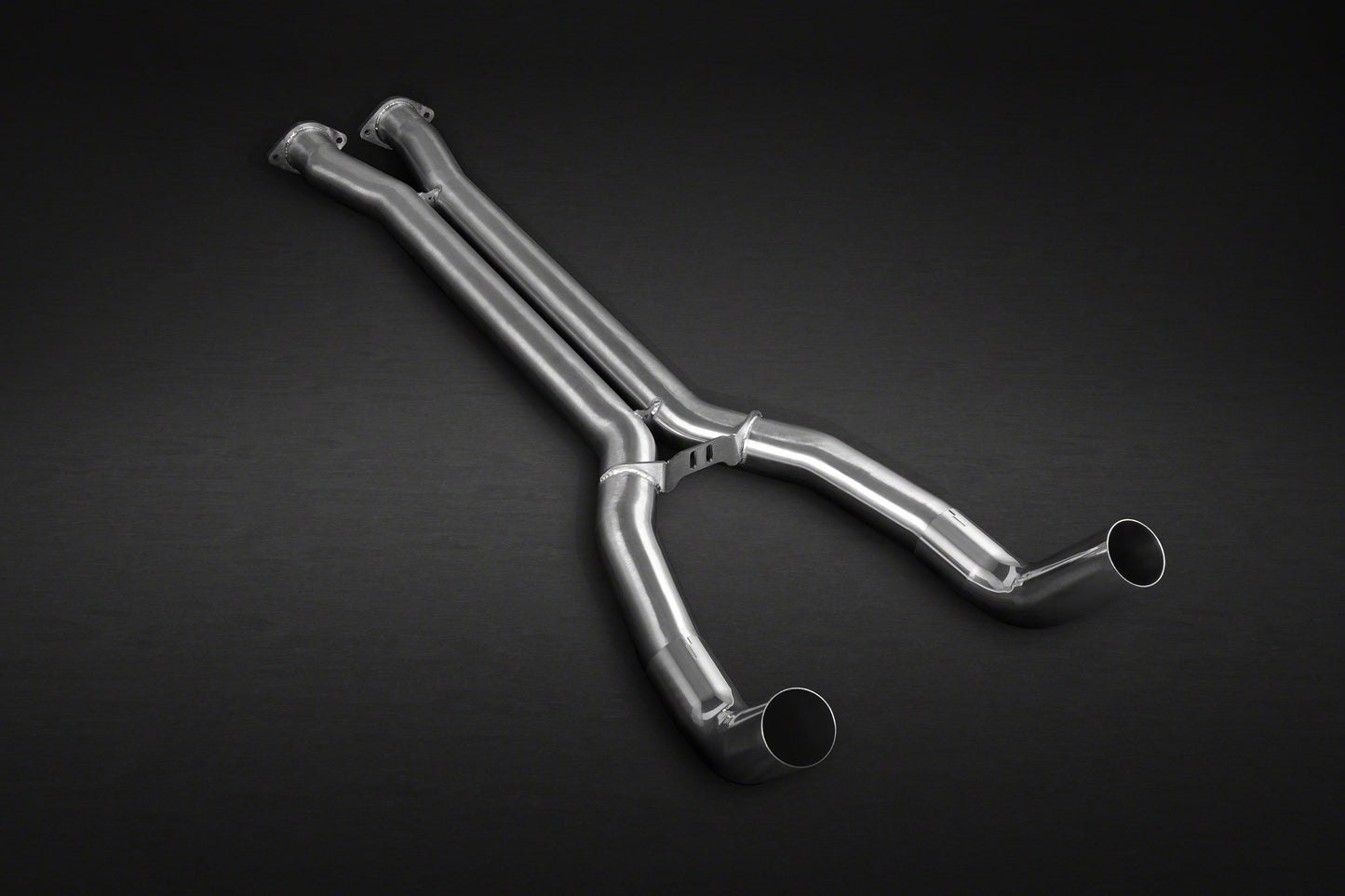 Chevrolet Corvette (C7) Stingray/Z06 - Valved Exhaust, Post Cat Spare Pipes + Carbon Tips (CES3)