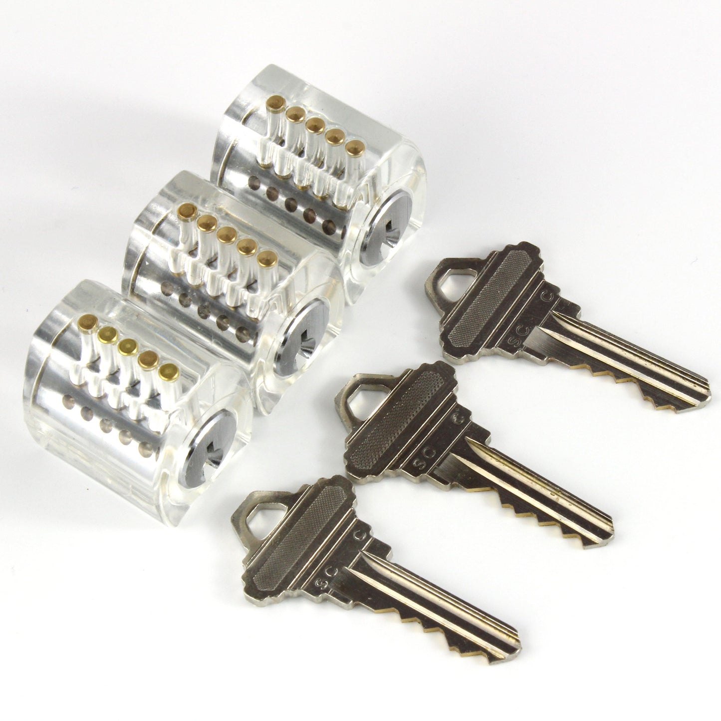 Practice Locks Set, Dangerfield EUREKA, 3 Progressive Locks for Training