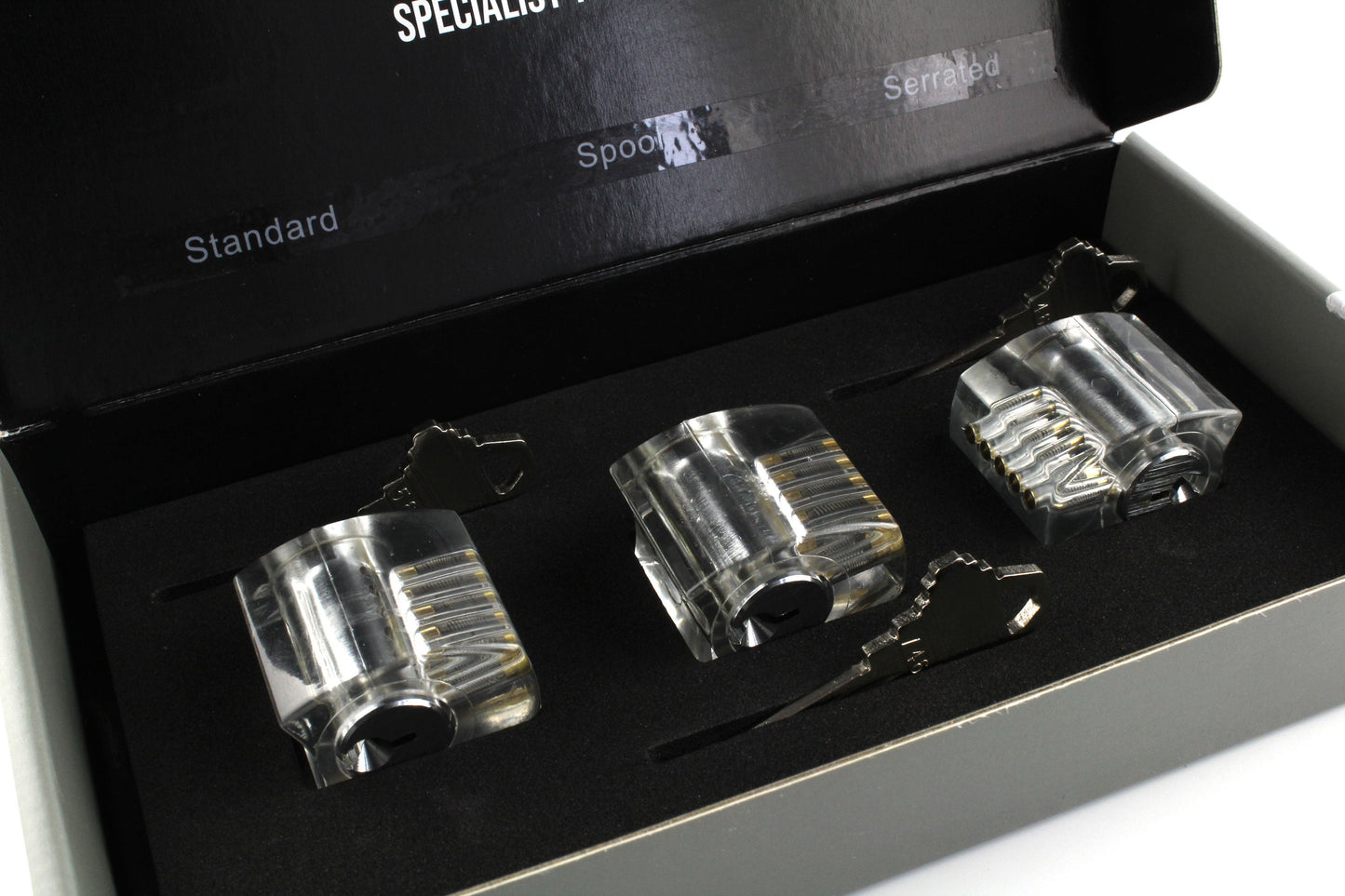 Practice Locks Set, Dangerfield EUREKA, 3 Progressive Locks for Training