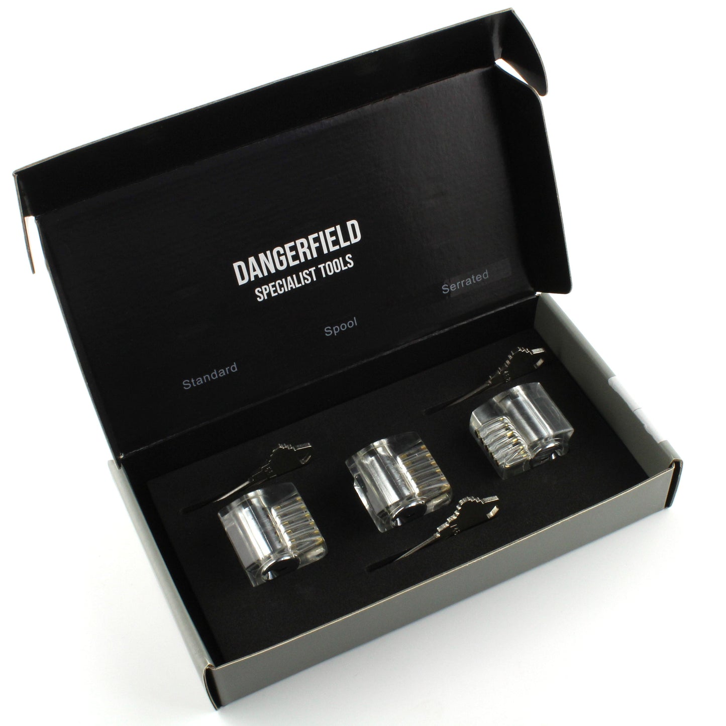 Practice Locks Set, Dangerfield EUREKA, 3 Progressive Locks for Training