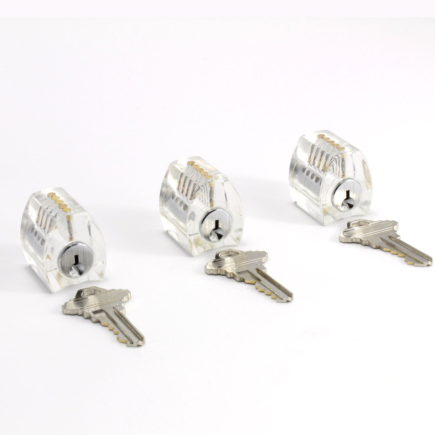 Practice Locks Set, Dangerfield EUREKA, 3 Progressive Locks for Training