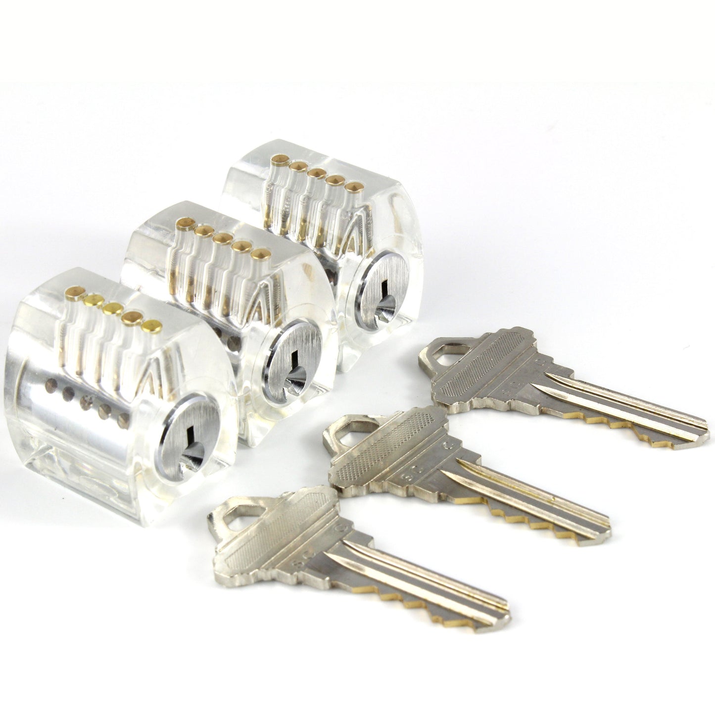 Practice Locks Set, Dangerfield EUREKA, 3 Progressive Locks for Training