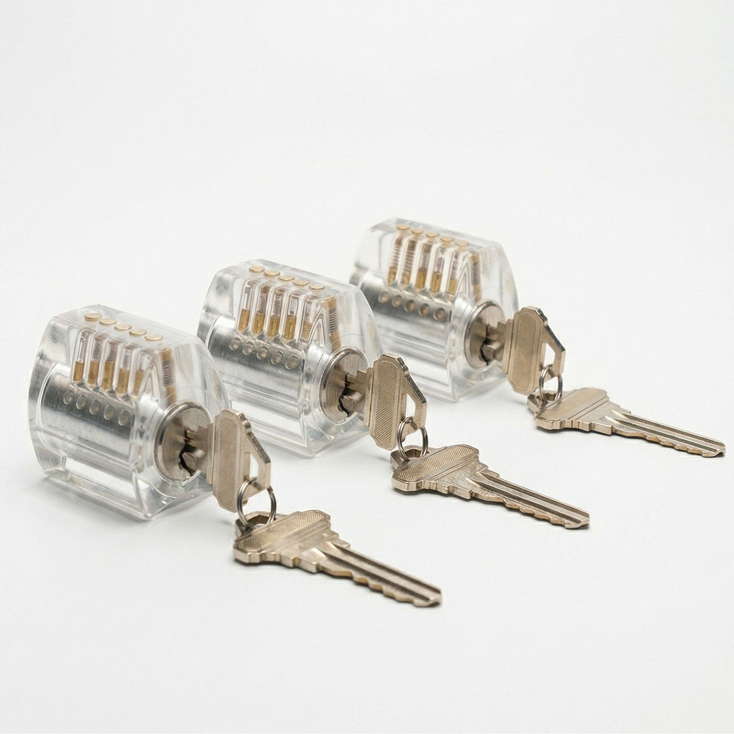 Practice Locks Set, Dangerfield EUREKA, 3 Progressive Locks for Training