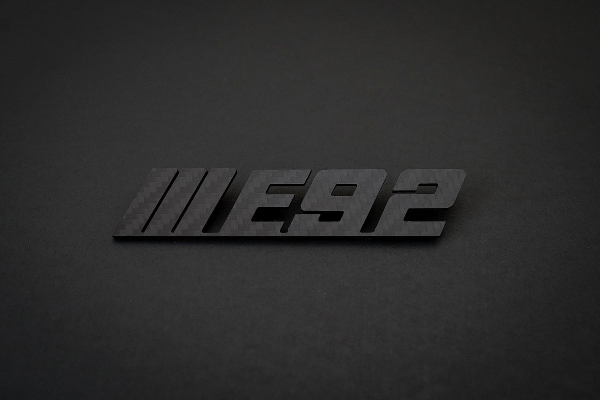 BMW Carbon Fiber E90 Emblem Gloss & Matte