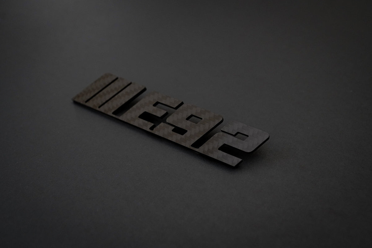 BMW Carbon Fiber E90 Emblem Gloss & Matte