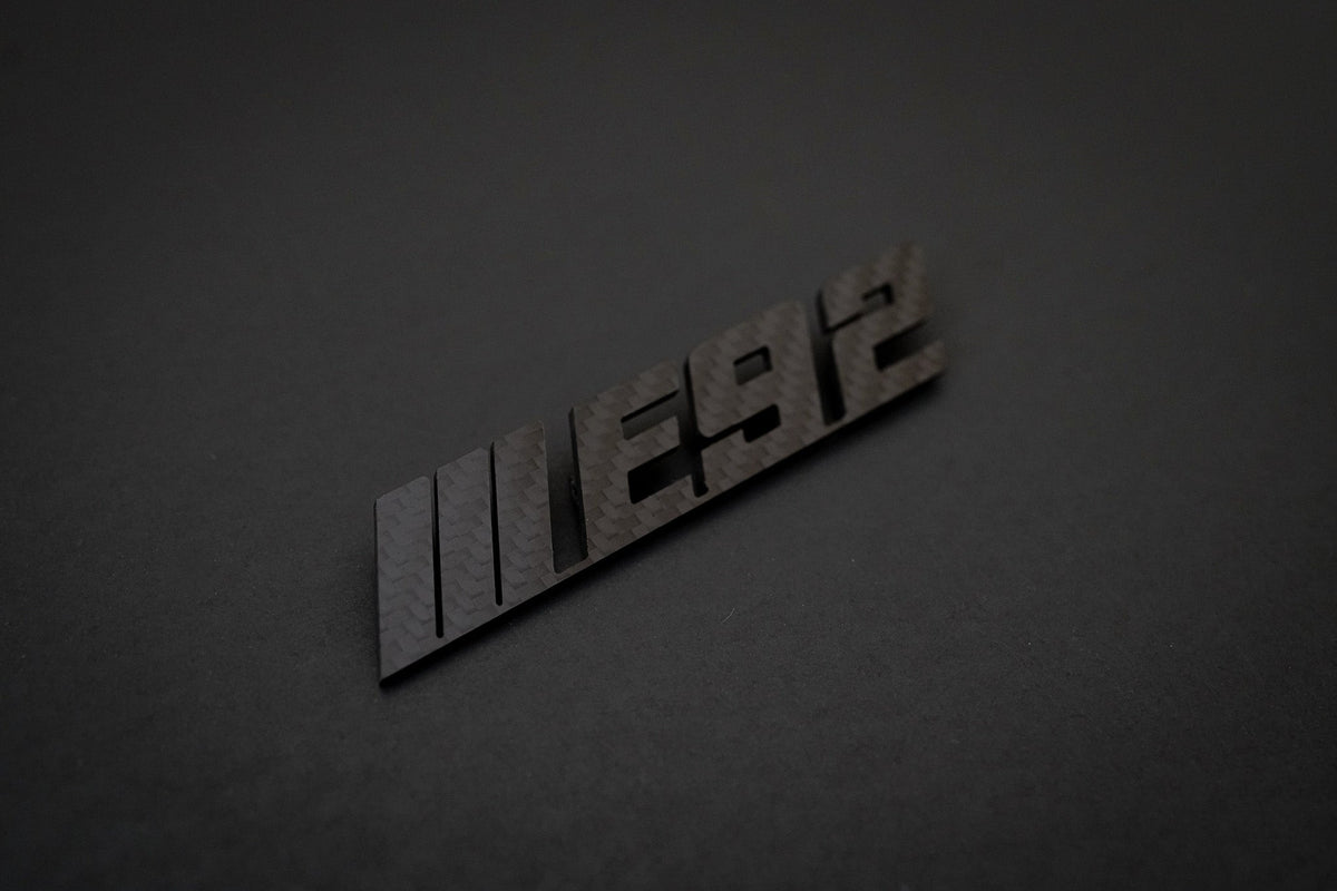 BMW Carbon Fiber E90 Emblem Gloss & Matte