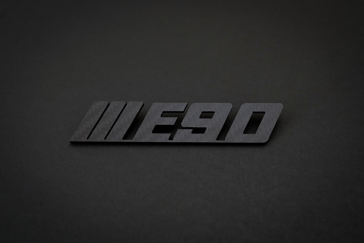 BMW Carbon Fiber E92 Emblem Gloss & Matte