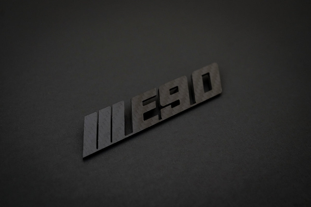 BMW Carbon Fiber E92 Emblem Gloss & Matte
