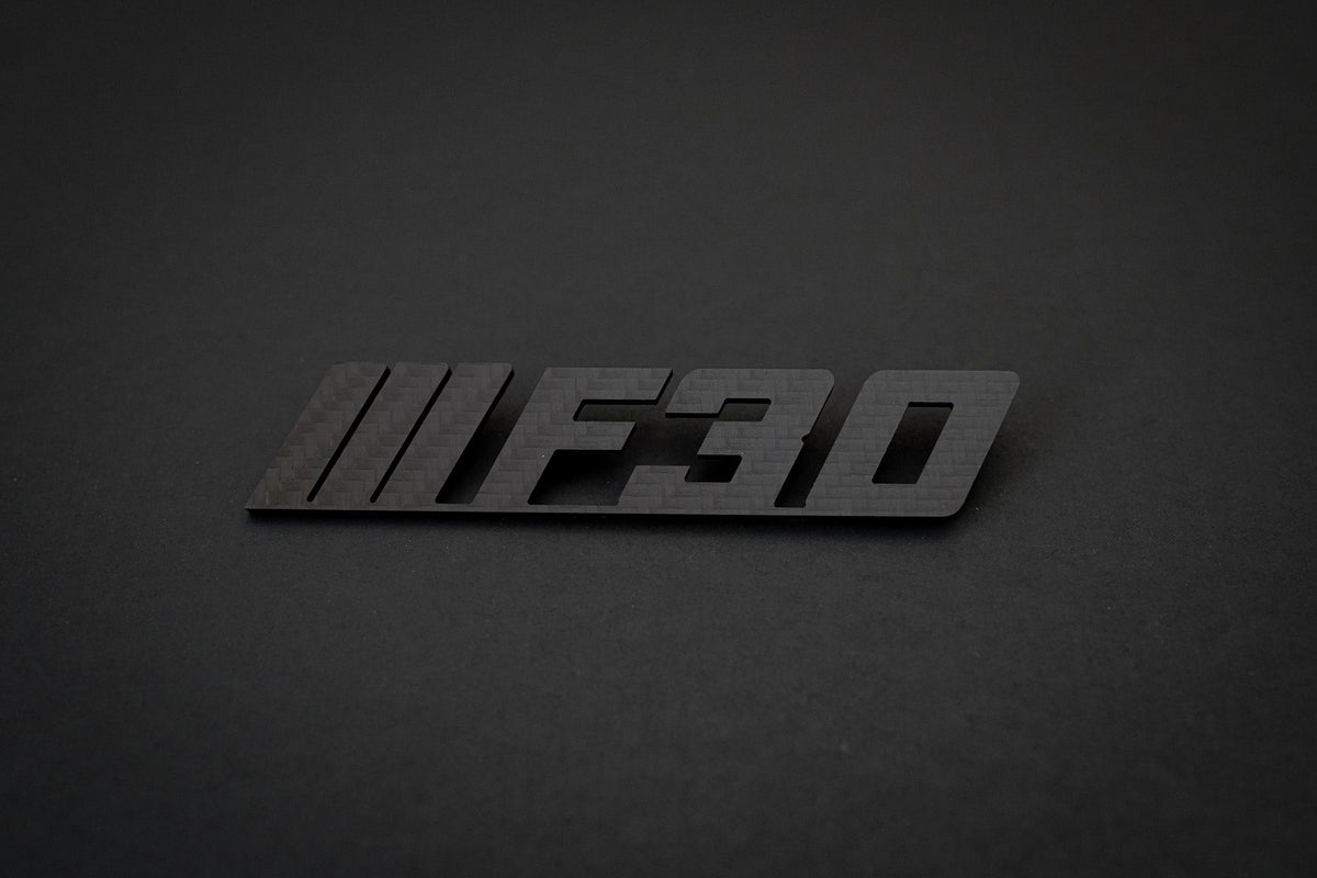 BMW Carbon Fiber E90 Emblem Gloss & Matte