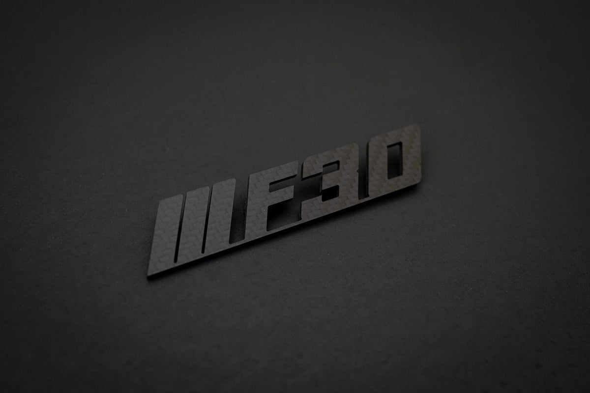 BMW Carbon Fiber E90 Emblem Gloss & Matte