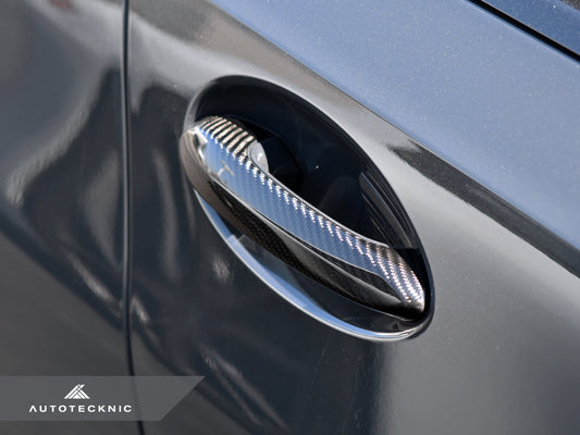 AutoTecknic Dry Carbon Door Handle Trim Set - G80 M3