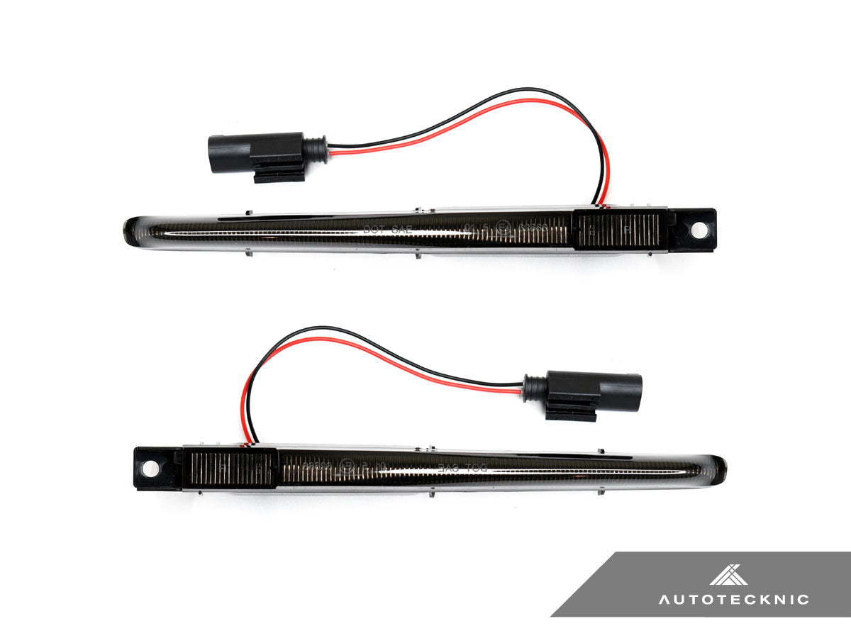 AutoTecknic Tinted Sequential LED Fender Turn Signal Set - F10 M5