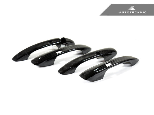 AutoTecknic Dry Carbon Fiber Door Handle Trims - Mercedes-Benz W205 | W213 | W222