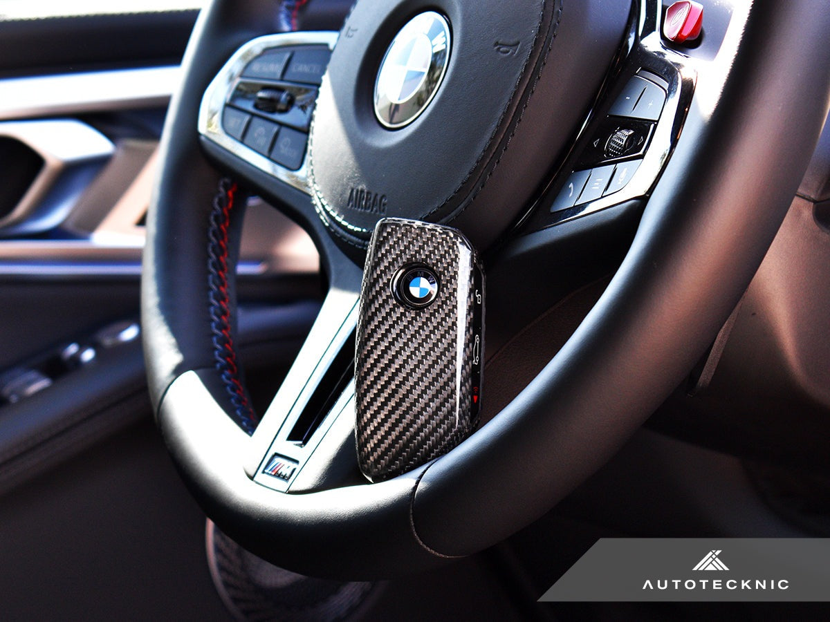 AutoTecknic Dry Carbon Remote Key Case - BMW
