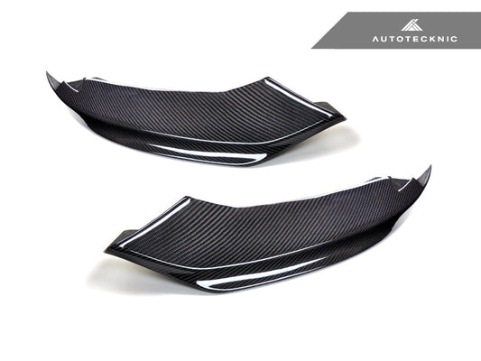 AutoTecknic Vacuumed Carbon Fiber Aero Splitters - F32/ F33/ F36 4-Series M-Sport