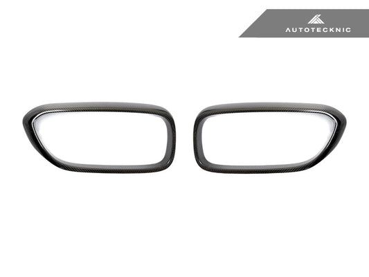AutoTecknic Carbon Fiber Front Grille Surround Set - F90 M5