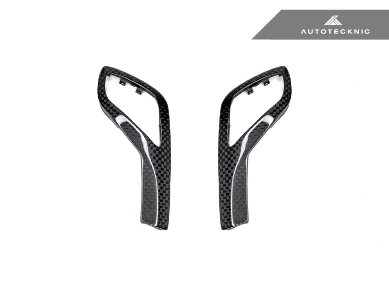 AutoTecknic Carbon Fiber Gear Selector Side Trims - G22 4-Series