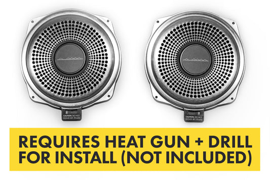 Bavsound Ghost Underseat Subwoofers for BMW, V3, 8 Ohm, Pair [REQUIRES HEAT GUN & DRILL]