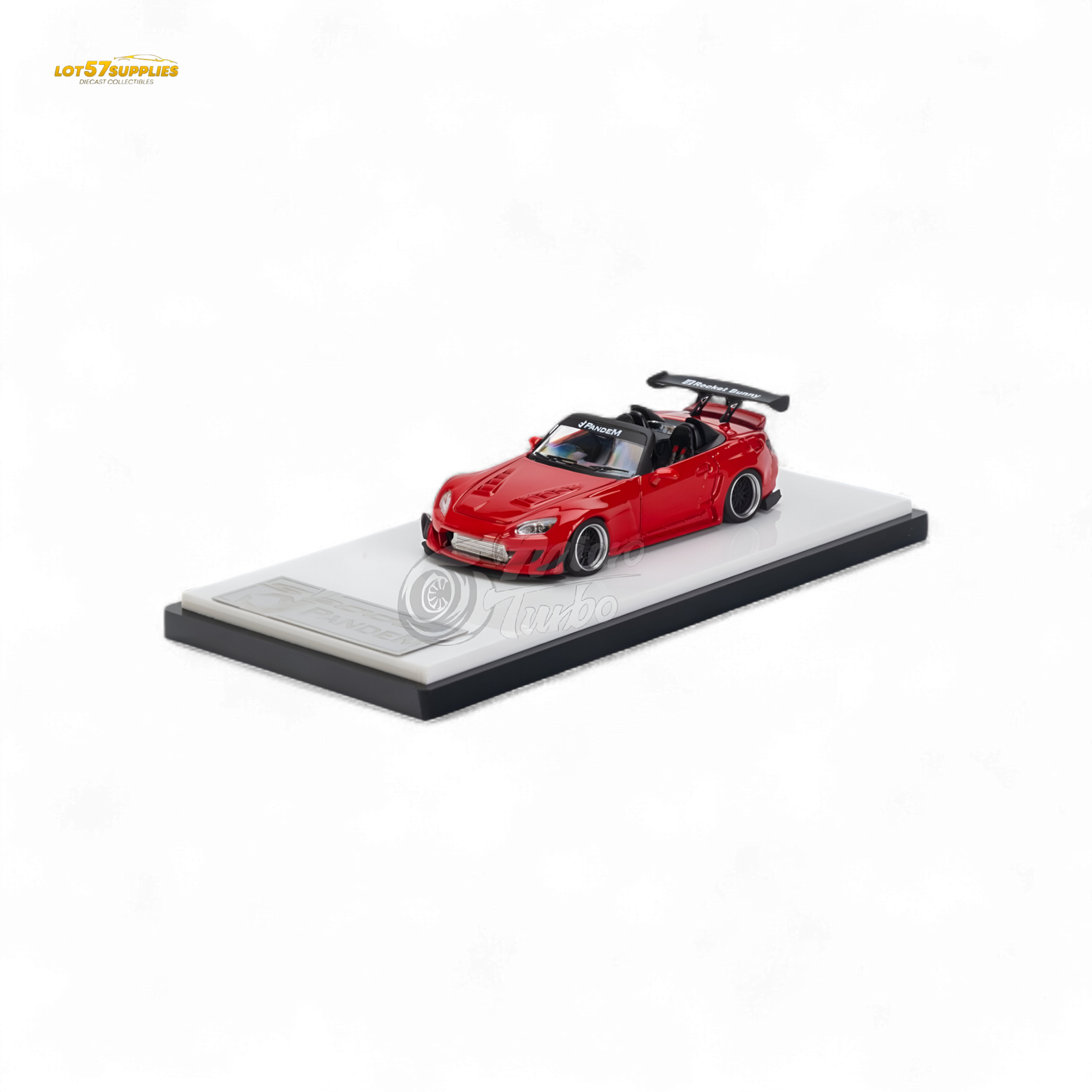 Microturbo Honda S2000 Roadster Pandem Rocket Bunny Aero Kit in Red 1:64