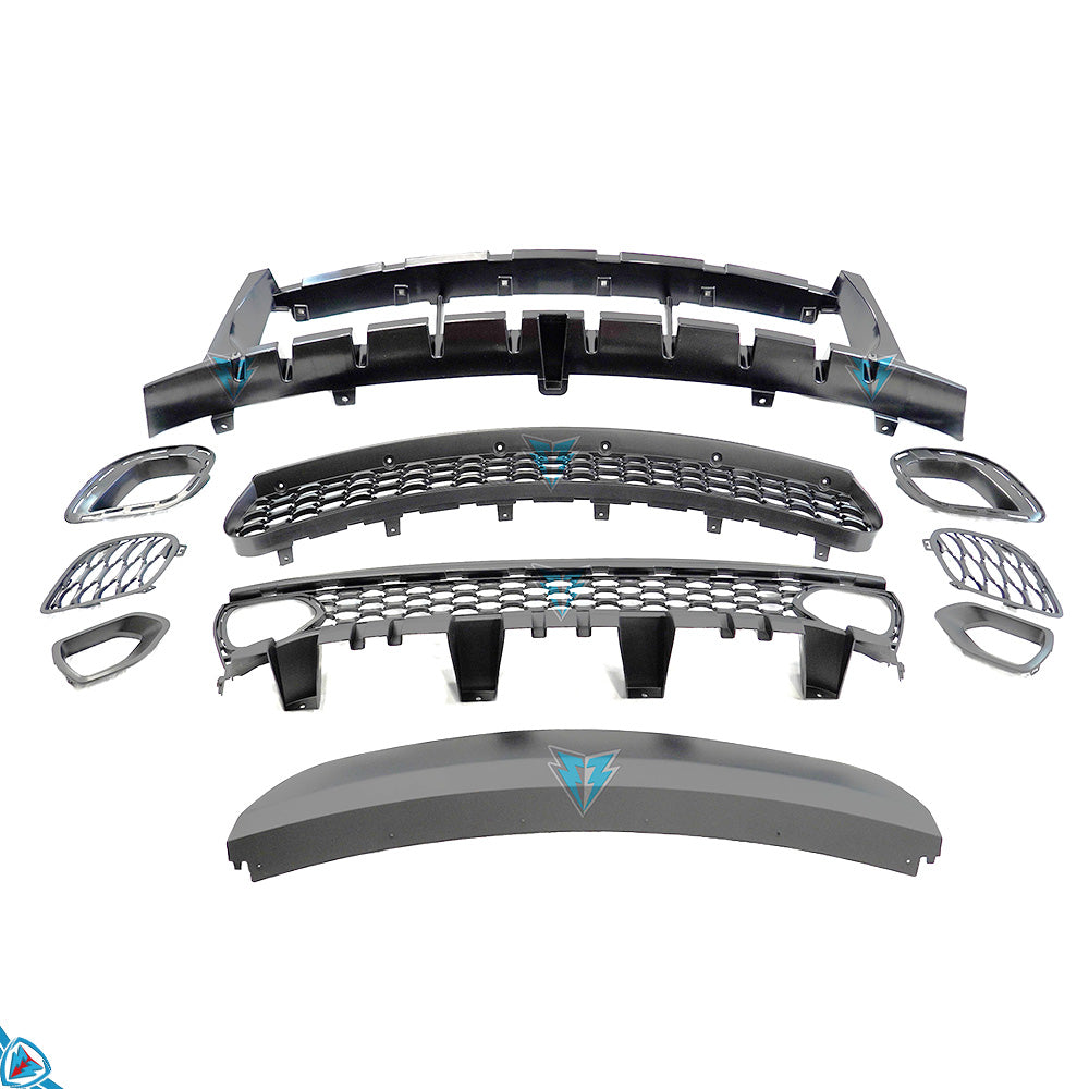 2015-2023 Dodge Charger (LD) SRT Hellcat Style Polypropylene Front Bumper Conversion Kit | E3Tuning