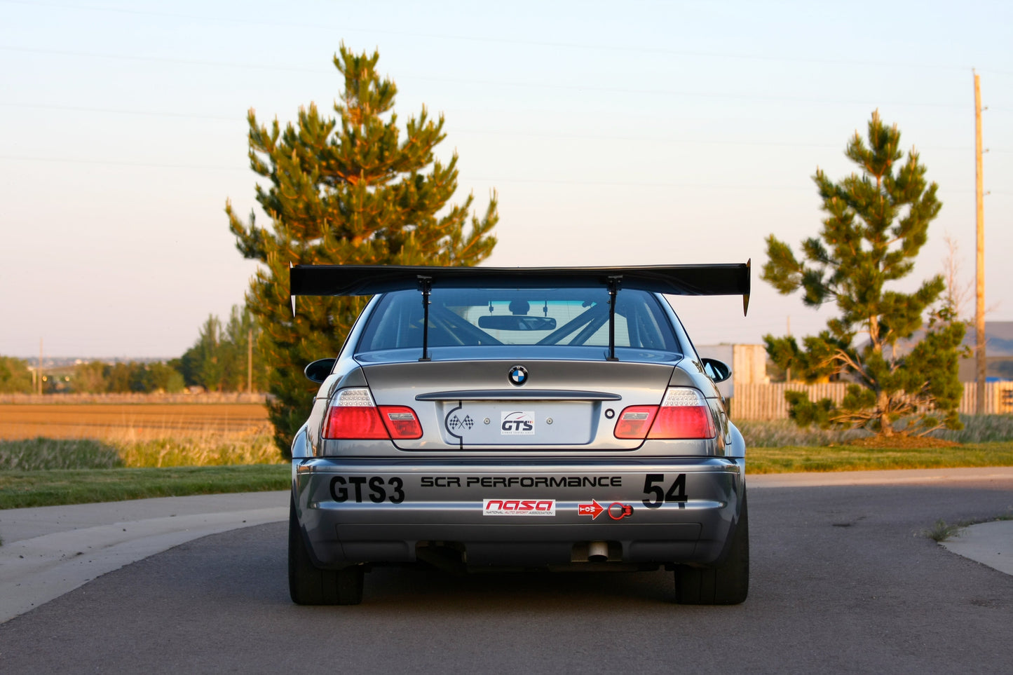 BMW E46 3-Series / M3 GTC300 Carbon Fiber Adjustable Wing