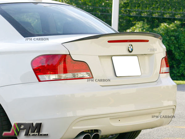 [JPMCarbon] P Style Carbon Fiber Trunk Spoiler Fits For 2008-2013 BMW E82 1-Series Coupe Only