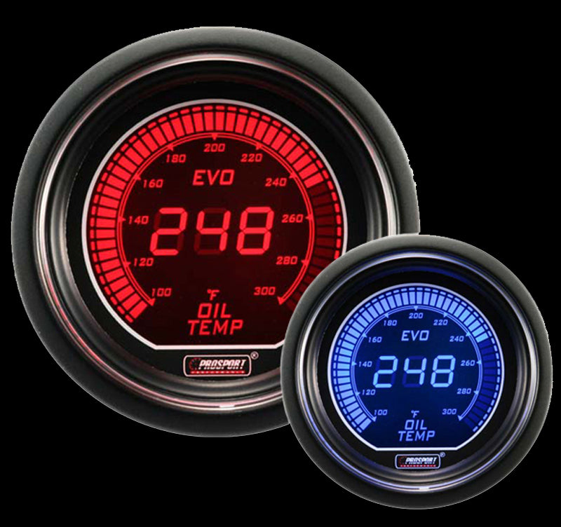 2-1/16" Evo Electrical Oil Temperature Gauge