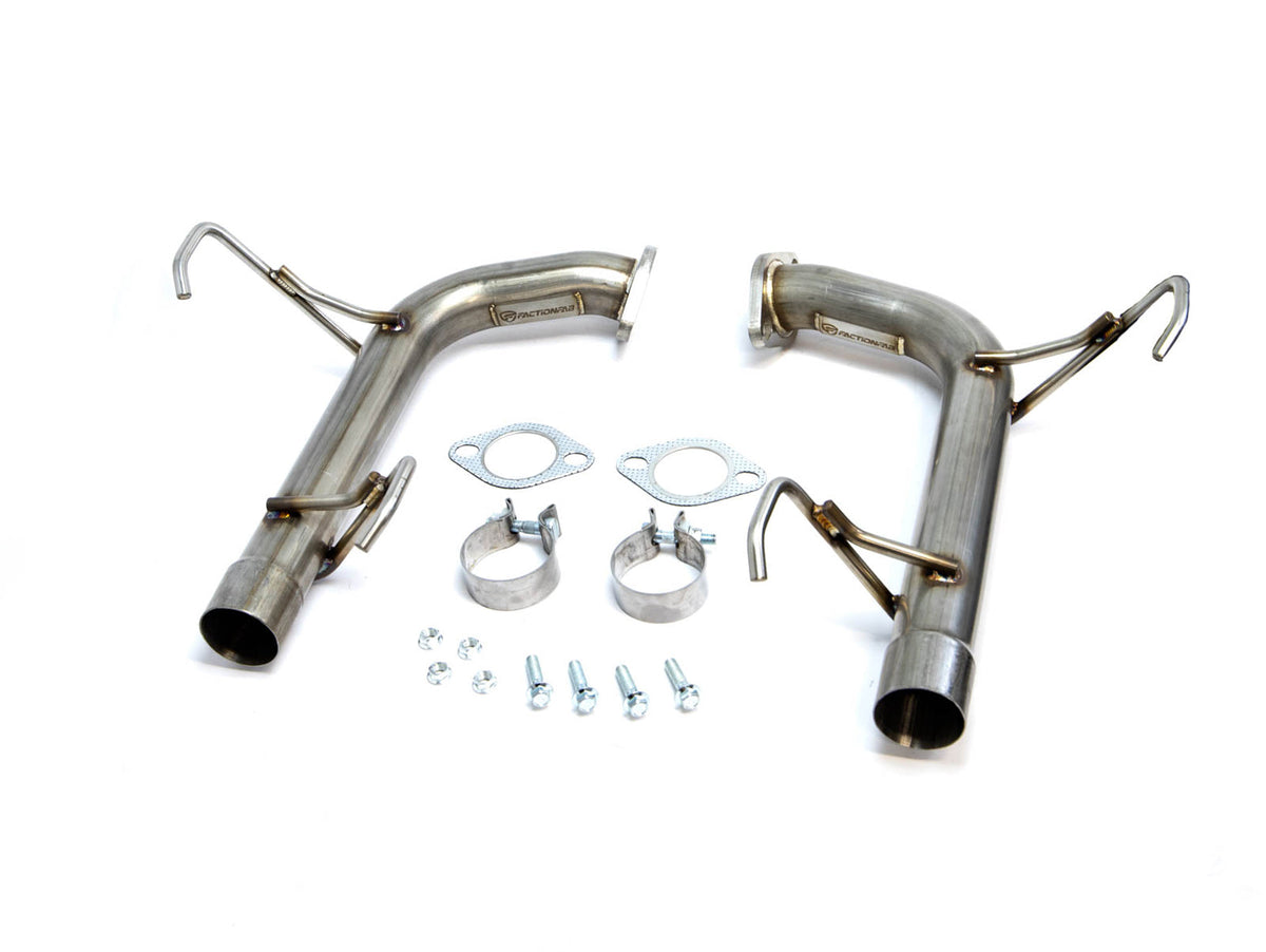FactionFab Axle Back Exhaust Black Chrome Tip 2022 + WRX