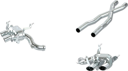 Ferrari Purosangue - Valved Exhaust w X-Pipe MidSilencer Replacement (OE Actuators)