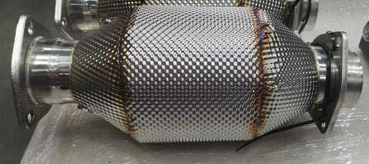 Ferrari 308QV/328/Mondial 3.2/QV - Sport Secondary Cat + Metal Heat Shields