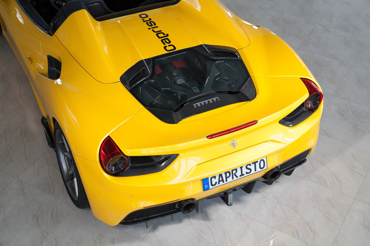 Ferrari 488 GTS/Pista - Carbon Fiber + Glass Bonnet