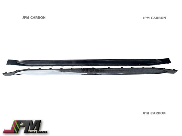 OEM Style Carbon Fiber Replacement Side Skirts Fits For 2021-2024 BMW G80 M3 Only