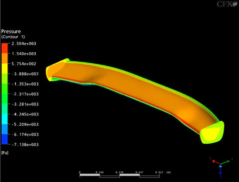 Mitsubishi Evolution X (Evo X) 2008-2016 GTC200 Carbon Fiber Adjustable Wing