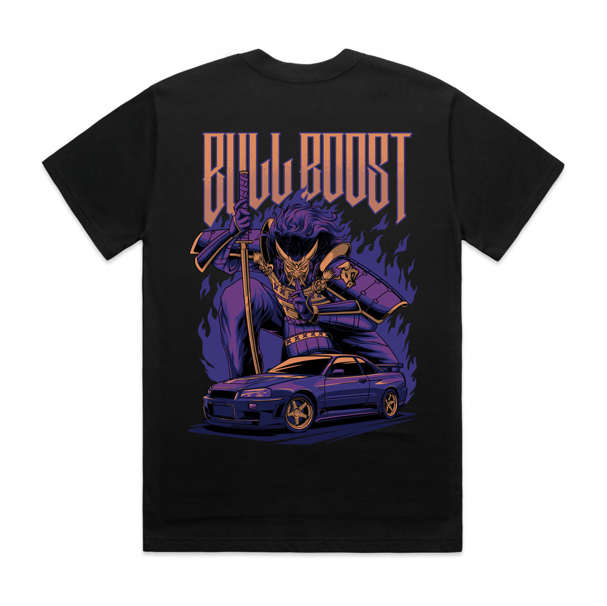 Bull Boost Performance Premium Automotive Cotton Crew Tee Shirts
