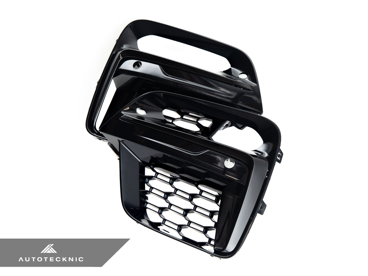AutoTecknic Gloss Black Lower Grille Trim Set - G01 X3 | G02 X4 M40I Pre-LCI