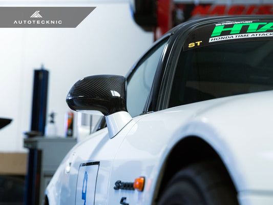 AutoTecknic Replacement Dry Carbon Mirror Covers - Honda S2000