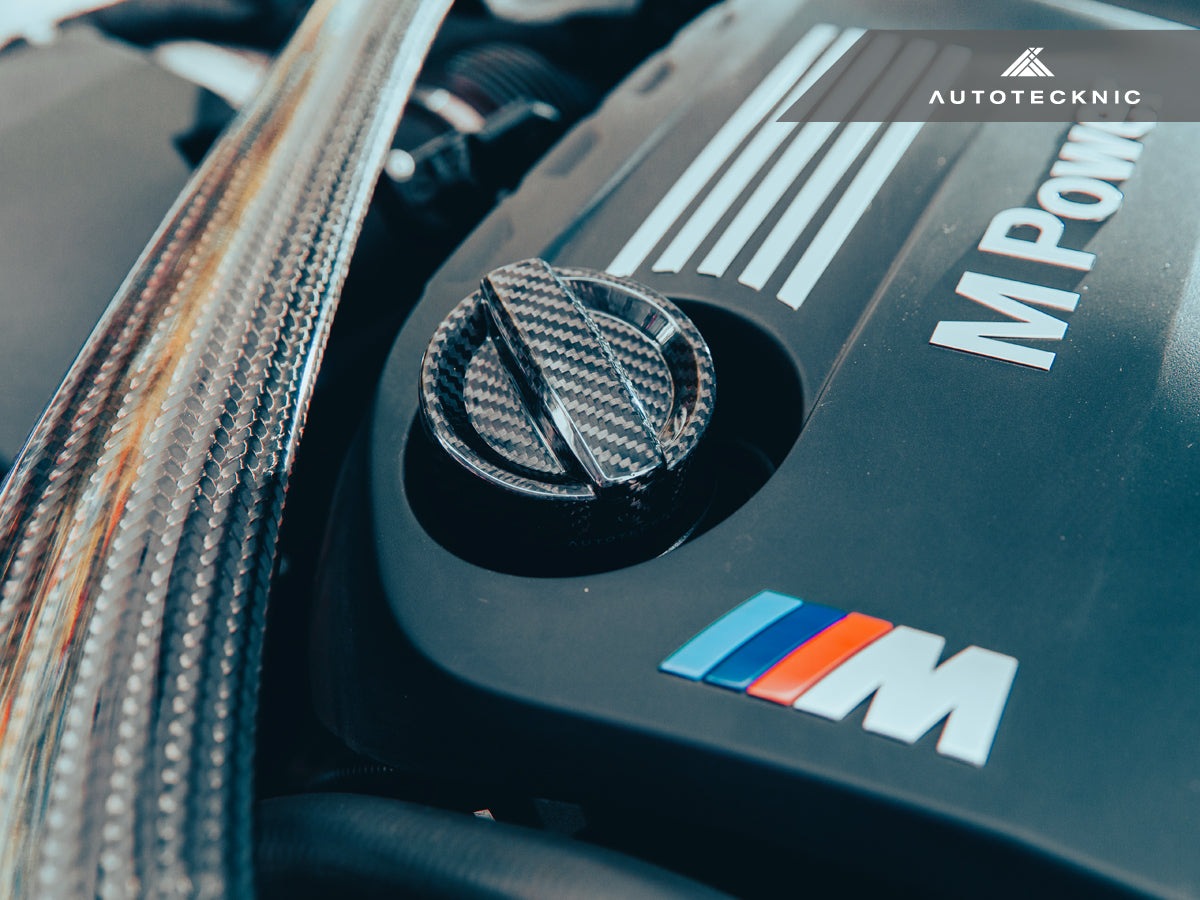 AutoTecknic Dry Carbon Competition Oil Cap Cover - E60 5-Series