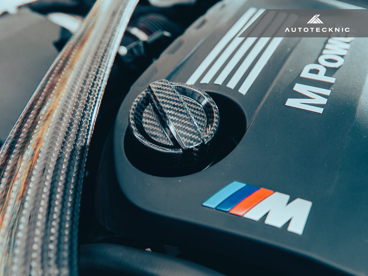 AutoTecknic Dry Carbon Competition Oil Cap Cover - G20 3-Series