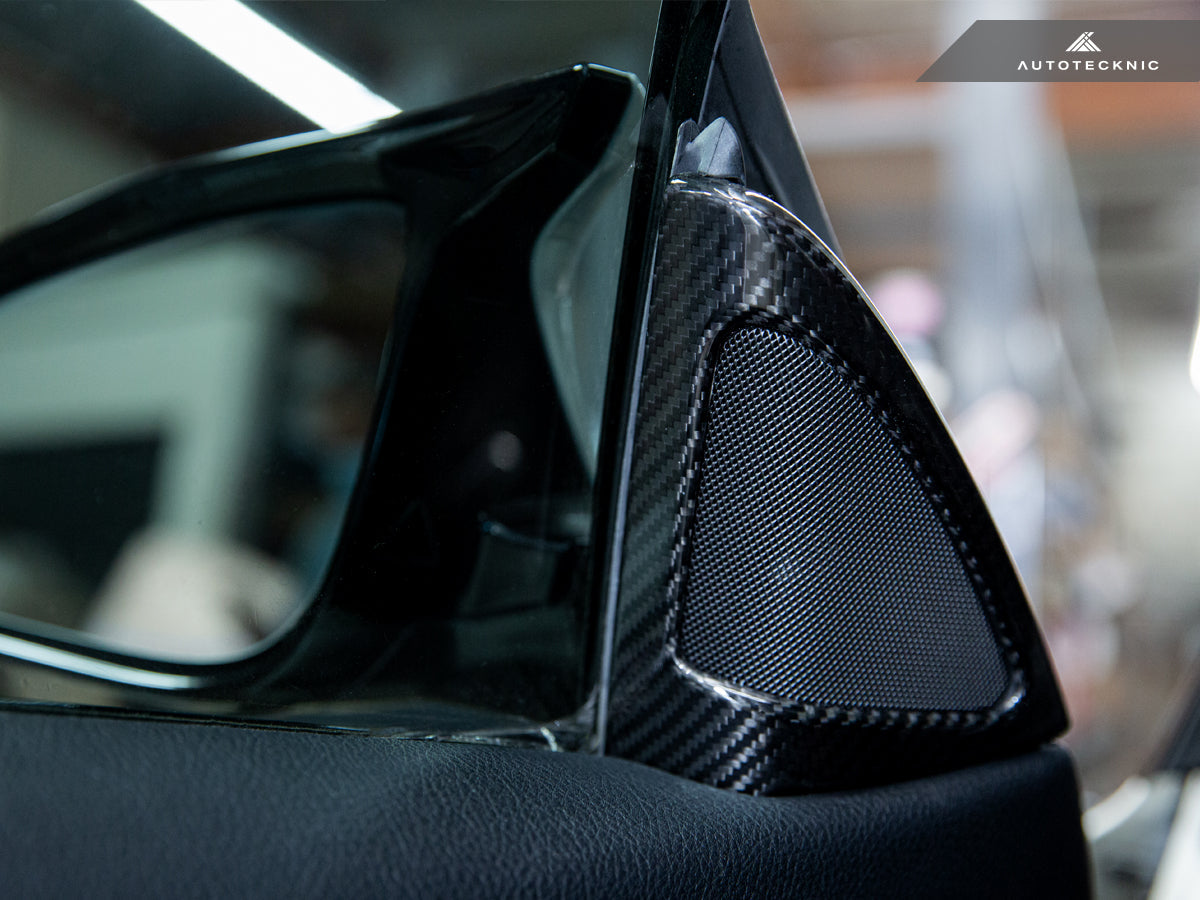 AutoTecknic Carbon Fiber Speaker Tweeter Cover - F32/ F33/ F36 4-Series