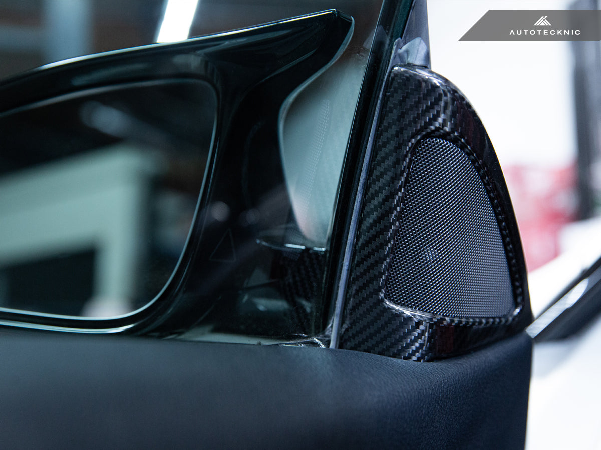 AutoTecknic Carbon Fiber Speaker Tweeter Cover - F32/ F33/ F36 4-Series